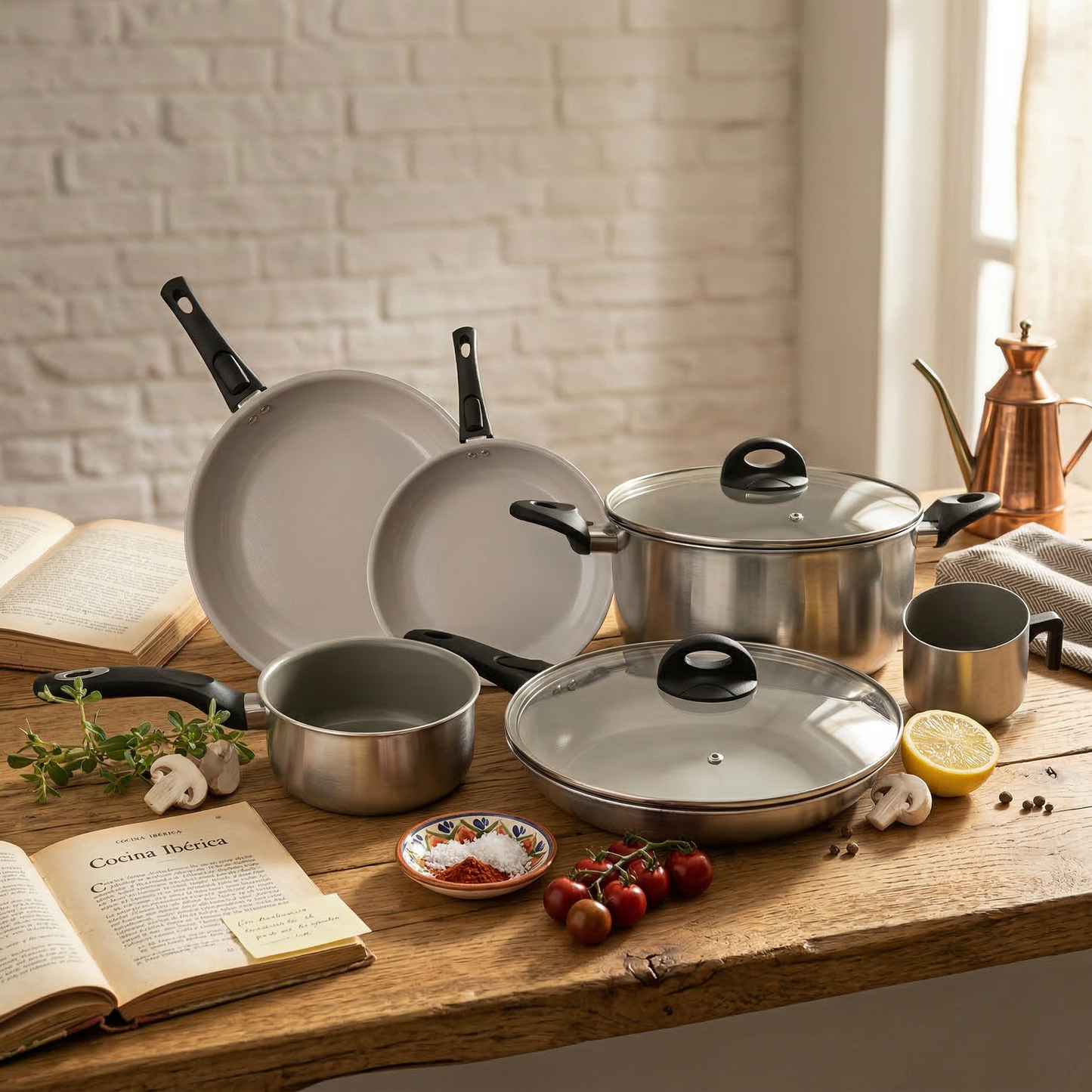 Batería de Cocina Xtrem Cook Steel 6 pz