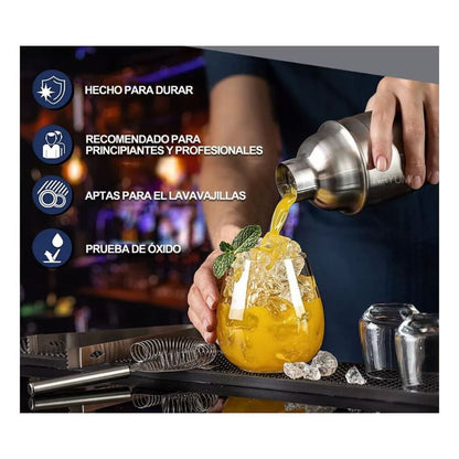 Juego De Coctelera Bar 23 Piezas