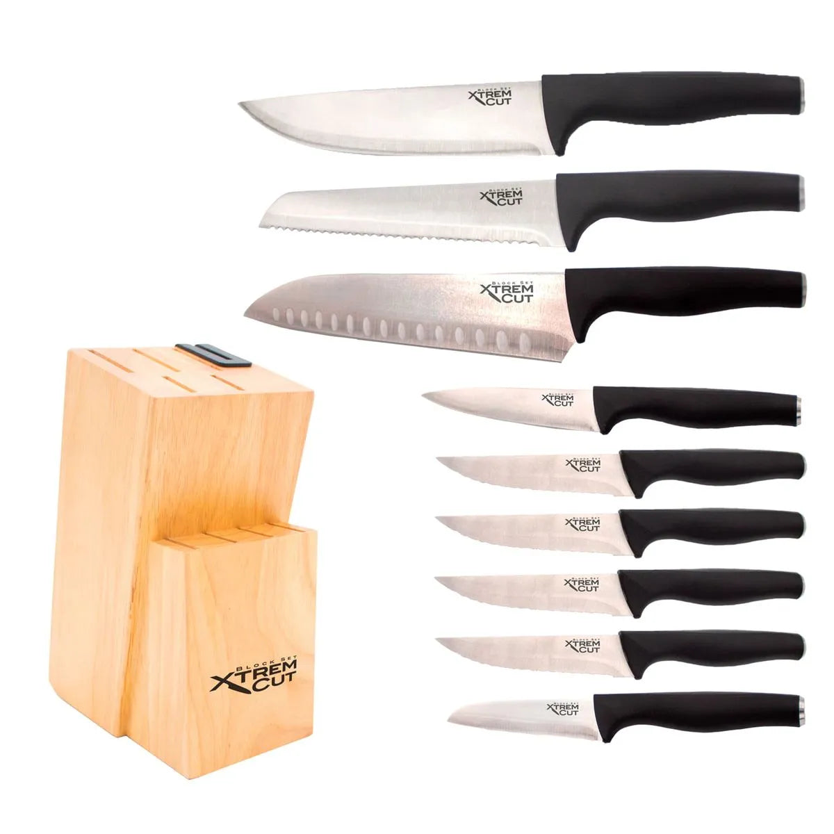 Xtrem Cut Block Set 10 pz c/ Afilador
