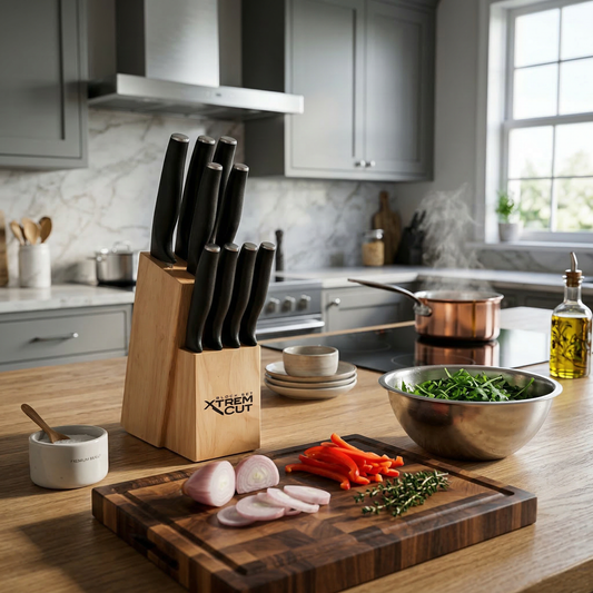 Xtrem Cut Block Set 10 pz c/ Afilador