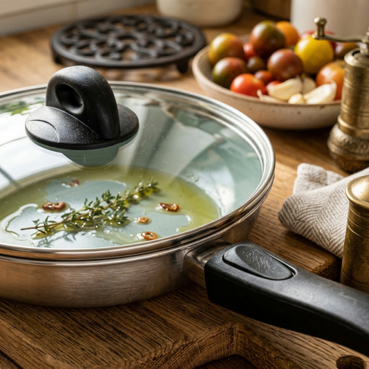 XTREM COOK STEEL SARTÉN 24 CM CON TAPA