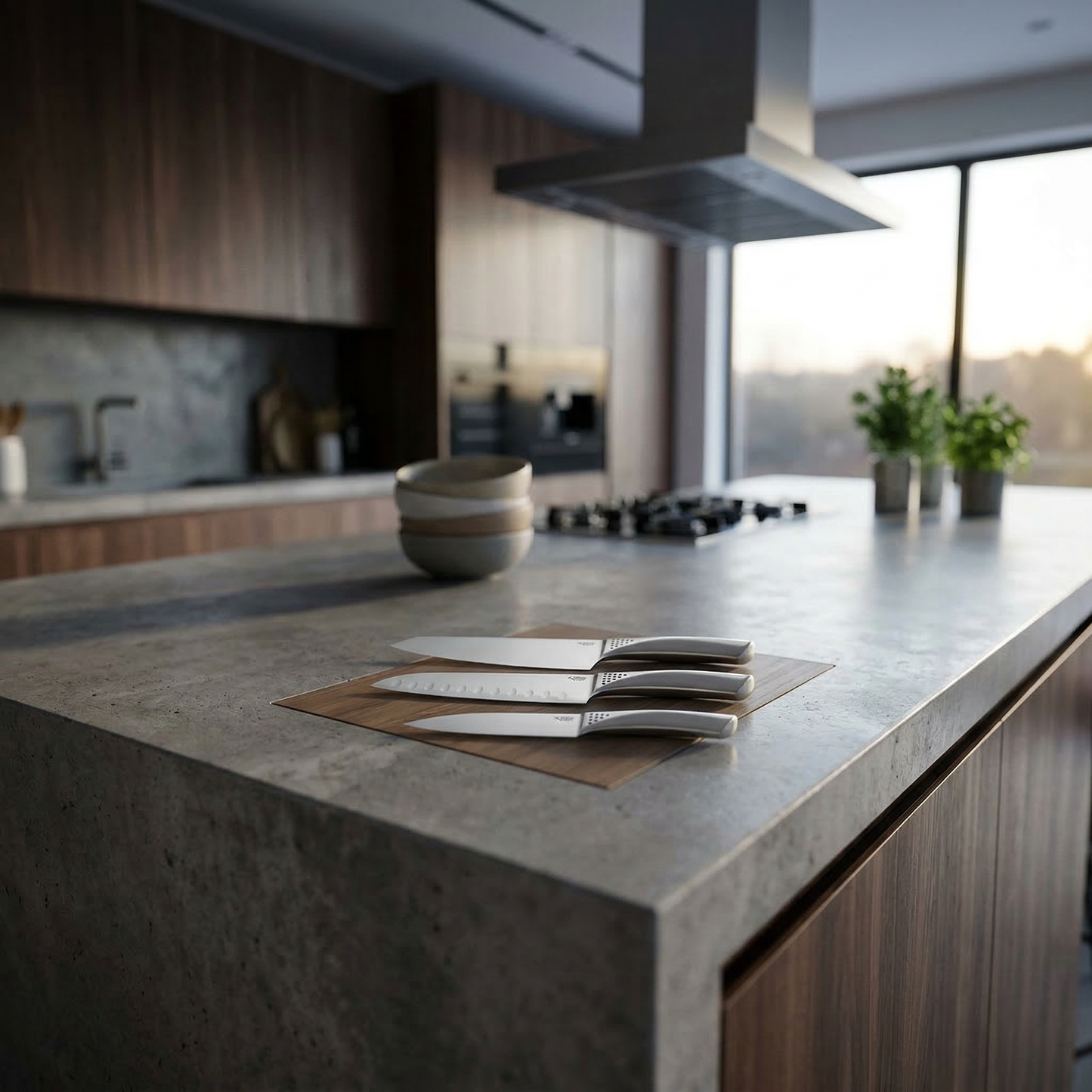 Xtrem Cut Set 3 Cuchillos Acero Inox